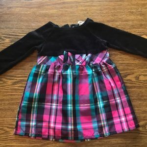 Plaid holiday dress